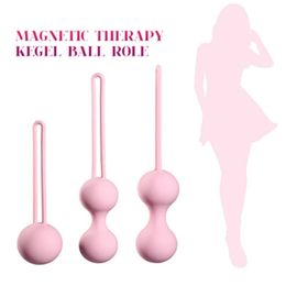 Sex Adult toys Sports medical silicone Kegel ball stretching device women's Ben Wa an global vaginal massager vibrator free adult toy. 1012