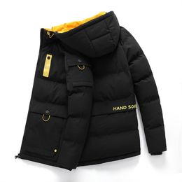 Thick Down & Parka Coat Oversize 6XL 7XL 8XL Brand Keep Warm Winter Men's Black Blue Red Padded Jacket 211206