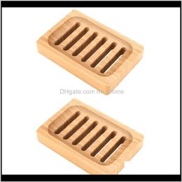 Aessories Bath Home & Gardemboo Soap Dish, 2 Pack Rustic Bar Holder For Bathroom Sink Shower Kitchen, Natural Wooden Tray Soap, Sponges Dishe