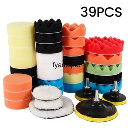 Buffing Sponge Polishing Pad Hand Tool Kit For Car Polisher Compound