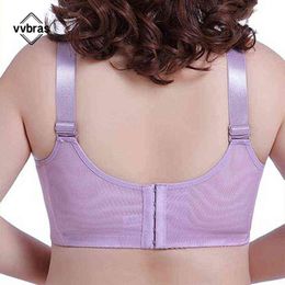 vvbras Plus Size Bra Ultrathin Lace Bralette For Woman Push Up Brassiere Adjustable Full Cup Bras Underwear Girls C D Cup Bras 211217