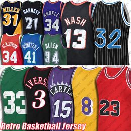 Retro 95 96 Milwaukee Bucks Ray Allen Basketball Shorts Genäht Grün 