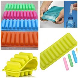 Silica gel ice tray Mould Summer Artefact Silicone Cube Tray Fits For Water Bottle Ice Cream Markers Tools