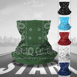 Unisex Washable Rave Bandana Neck Gaiter Tube Headwear For Women Men Face Scarf Dustproof Motorcycle Facemask Windproof Cycling Caps & Masks