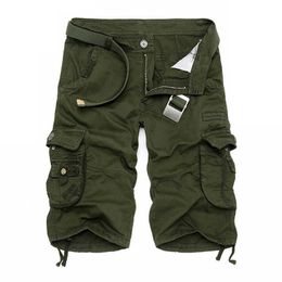 iSurvivor Summer Men's Camo Cargo Shorts Cotton Military Camouflage Male Jogger Board Men Brand Clothing Plus Size 210714