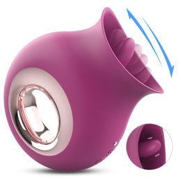 Vibrators 9 Speeds Oral Sucking Vibrator Licking Vibrating Rose Sex Toys For Women Tongue Nipple Clitoral Stimulator Female Masturbation