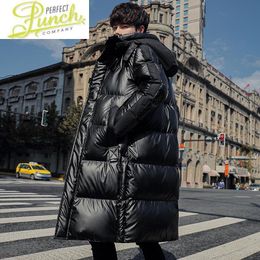 Masculino de parkas 2021 jaqueta soffer coreano 20% pato pato casaco engross mass de cor brilhante mass roupas manteau homme hiver wpy1209