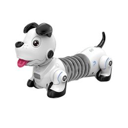 Electric Infrared Remote Control Dachshund Robot Dog Wireless Follow Electronic Pet Children's Toy