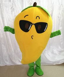 Stage Performance Three Style Mango Mascot Costume Halloween Fancy Party Dress Club Cartoon Character Suit Carnival Unisex Adults Outfit Event Promotional Props