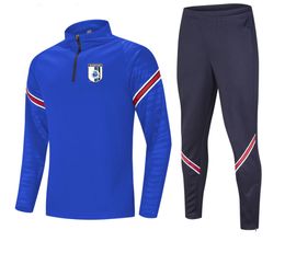 21-22 Queretaro F.C. Men's leisure sports suit semi-zipper long-sleeved sweatshirt outdoor sports leisure training suit size M-4XL