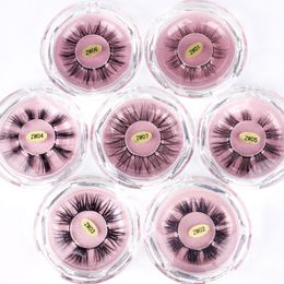 Segmented False Eyelash Faux 3D Mink Eyelashes Natural Thick Long Eye Lashes Extension Wispy Makeup Tools Cruelty Free