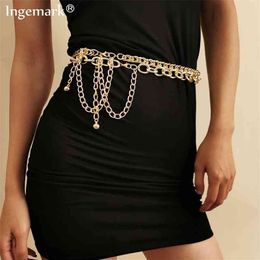 2Pcs/Set Multilayer Tassel Belly Belt Chains Women Collares Vintage Summer Beach Decorate Dress Jeans Adjustable Body Jewelry