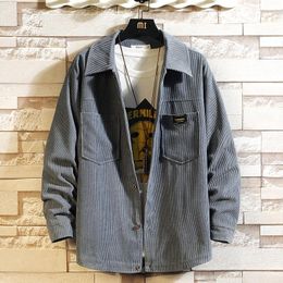 Camisas casuais masculinas marca 2021 primavera outono mangas compridas flanela camisa estilo coreia para preto cáqui harajuku