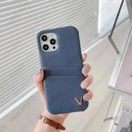 Leather Card Phone Case Designer IPhone Case 12 Pro Max Phone Cases Fashion Cover For 11 Plus Mini 7 8 7P 8P X XS XR With Box 2182054XS