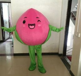 Halloween Cute Peach Mascot Costume Top quality Cartoon Plush Anime theme character Christmas Carnival Adults Birthday Party Fancy Outfit