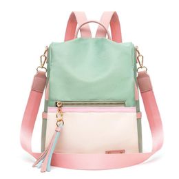 Outdoor Bags Nylon Waterproof Women Laptop Backpacks Travel Schoolbags For Teenager Girls Shoulder Mochila Feminina #35