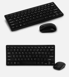 2.4G Wireless Keyboard Mouse Set Multimedia Keyboard and Mouse Combo For Notebook Laptop Desktop PC with Keyboard Sticker