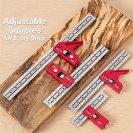 carpenter tools Canada - Cycling Caps & Masks Scalable Tool Ruler For Woodworker Accurate Woodworking Plastic Caliper Portable Carpenter Measuring Adjustable Squares