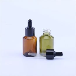 Glass Dropper Bottle With Glasses Eye Pipette 30ml Refillable Essential Oils Aromatherapy Reagent Liquid