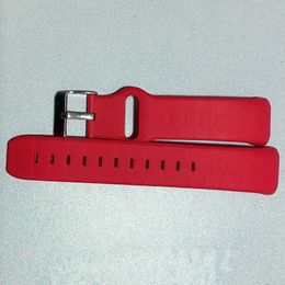 Original Black Blue Red Silicone Rubber Watch Strap Replacement Waterproof Sports Watch Band for Spovan H02 Ecg Ppg Smart Band H0915