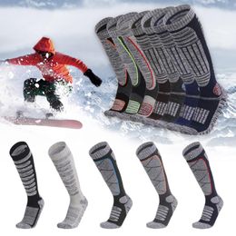 Sports Socks Professional Winter Skiing Men Women Soft Keep Warm Ski Long Sock Outdoor MTB Cycling Running Football Stockings
