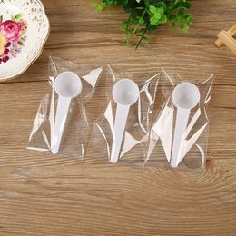7.5g/15ml Measuring Spoons Kitchen Tools White Plastic Baking Cooking Spoon