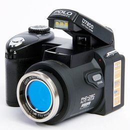 sd card format UK - Digital Cameras  Protax D7200 Camera 33MP Auto Focus Professional SLR HD Video 24X +Telepo Wide Angle Lens LED 13MP CMOS