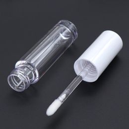 Storage Bottles & Jars 10/30/50pcs 4ml Mini Empty Lip Gloss Clear Tube Makeup Accessories Lipgloss Containers White Lid Lipstick Refillable