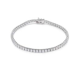 Classic m CZ Ston 925 Sterling Sier White Gold Tennis Bracelet Jewelry for Women