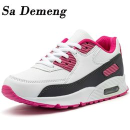 Children Casual Shoes PU Leather Toddler Girls Running Shoes Air Cushion Damping Boys Sneakers Soft Bottom Kids Sports Shoes 210913