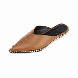 Classic design black alpha twill jacquard slippers summer luxury sandals nylon belt beach sandals leisure 35-42