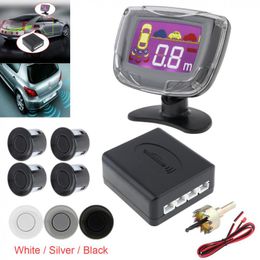 Car Rear View Cameras& Parking Sensors Waterproof Intelligent Assistance System With 4 And LCD Display Monitor