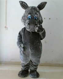 Mascot Costumes Hippo Mascot Costume Suits Party Game Dress Outfits Clothing Advertising Carnival Halloween Xmas Easter Festival Adults