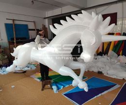 Inflatable Horses Roaming Performance Movable Controllable Wearable Inflatable Unicorn Costume for Parade And Party Show