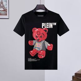 PLEIN BEAR T SHIRT Mens Designer Tshirts Rhinestone Skull Men T-shirts Classical High Quality Hip Hop Streetwear Tshirt Casual Top Tees PB 16199