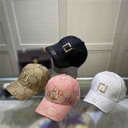 4 Colours Stylish Luxury Designer Hats Caps Mens Bucket Hat Baseball Cap Multi Letter Fashion Brand High Quality Sunhat Sports Womens