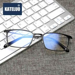 Fashion Sunglasses Frames KATELUO Computer Goggles Anti Blue Laser Ray Fatigue Radiation-resistant Square Glasses Eyeglasses Spectacles Fram