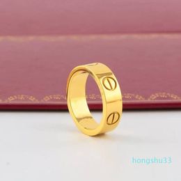 Wholesale Men Women Couple Design Ring 316L Stainless Steel Diamond Rings No Fade Wedding Rings Lover's Gift Loop Ring Jewelry Cheap Ring