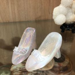 1pcs Colourful high heels Crystal Miniature for Romantic Gift Ornaments Home Decoration Accessories