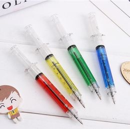 Novelty Syringe Ballpoint Pen Fashion Student Pens Promotional Gifts Pen for Hospital Medical Nurse Doctor