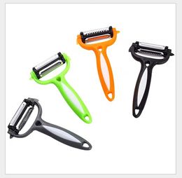 2021 4 in 1 Multifunction Peeler Parer Vegetable Fruit Shredders Slicer Cutter Zesters Kitchen Accessories Tools 4 Colours Mixed