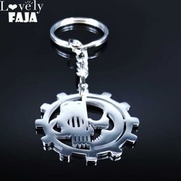 2021 Adeptus Mechanicus 40k 40000 StainlessSteel Key Chains Men/Women Army Lot Ork Tau Jewellery llavero mujer K3001S03 G1019