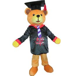 Mascot Costumes Halloween Doctor Hat Bear Mascot Costume Suit Party Dress Clothing Carnival Adults Cartoon Outfit Xmas Easter Ad Clothes