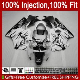 Injection Mould Fairings For KAWASAKI NINJA ZX1200 C ZX 1200 12R 1200CC ZX 12 R 1200 CC 00-01 Bodywork 2No.148 ZX1200C ZX12R 00 01 ZX-12R 2000 2001 OEM Body Kit black flames