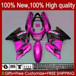 Body OEM For KAWASAKI NINJA ZZR-250 1990 1991 1992 1993 1994 1995 96 97 98 99 Bodywork 54HC.80 ZZR250 CC ZZR 250 90 91 92 93 94 95 1996 1997 1998 1999 Fairing pink black new