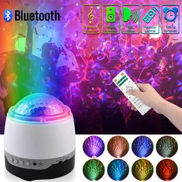 Nebula Cloud Starry Projector Lamp Bluetooth LED Lighting Projectors Night Light USB Voice Control Music Player Kid Galaxy