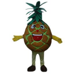 Halloween Lovely pineapple Mascot Costume High Quality Cartoon Fruit Plush Anime theme character Adult Size Christmas Carnival Birthday Party Fancy Outfit