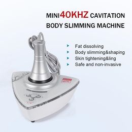 Ultrasonic Mini 40k Cavitation Fat Burning Shaping Machine/ Body Massage Facial Skin Tightening Device/ wight reduce/Strong Cellulite Removal Equipment