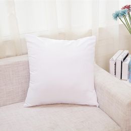 Sublimation Pillowcase Square White Pillow Cover Sofa Car Bedroom Decoration Personalised Blank DIY Gifts For Friends