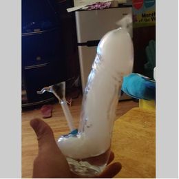 Glass Juice Box Bong Downstem Perc Hookahs 14mm Bowl Thick Water Bongs Smoking Glass Water Pipes Oil Rigs